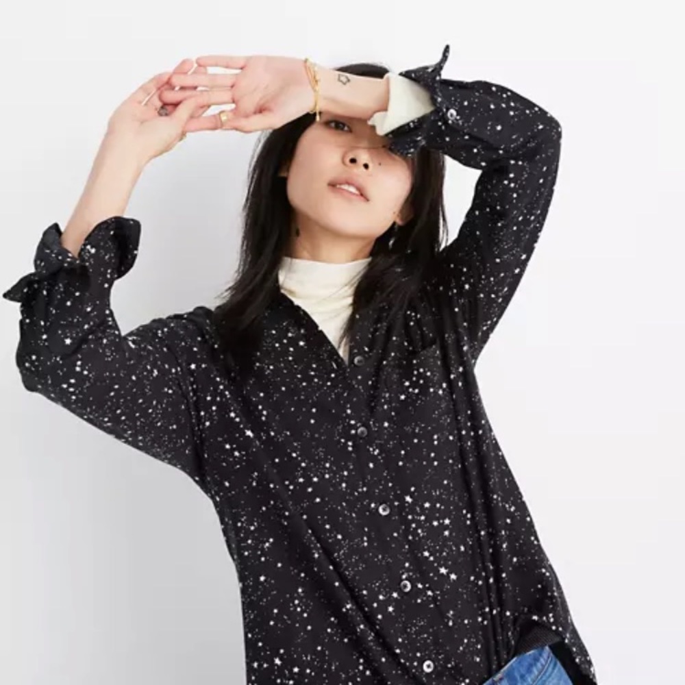 Madewell Ex-Boyfriend Shirt in Star Print